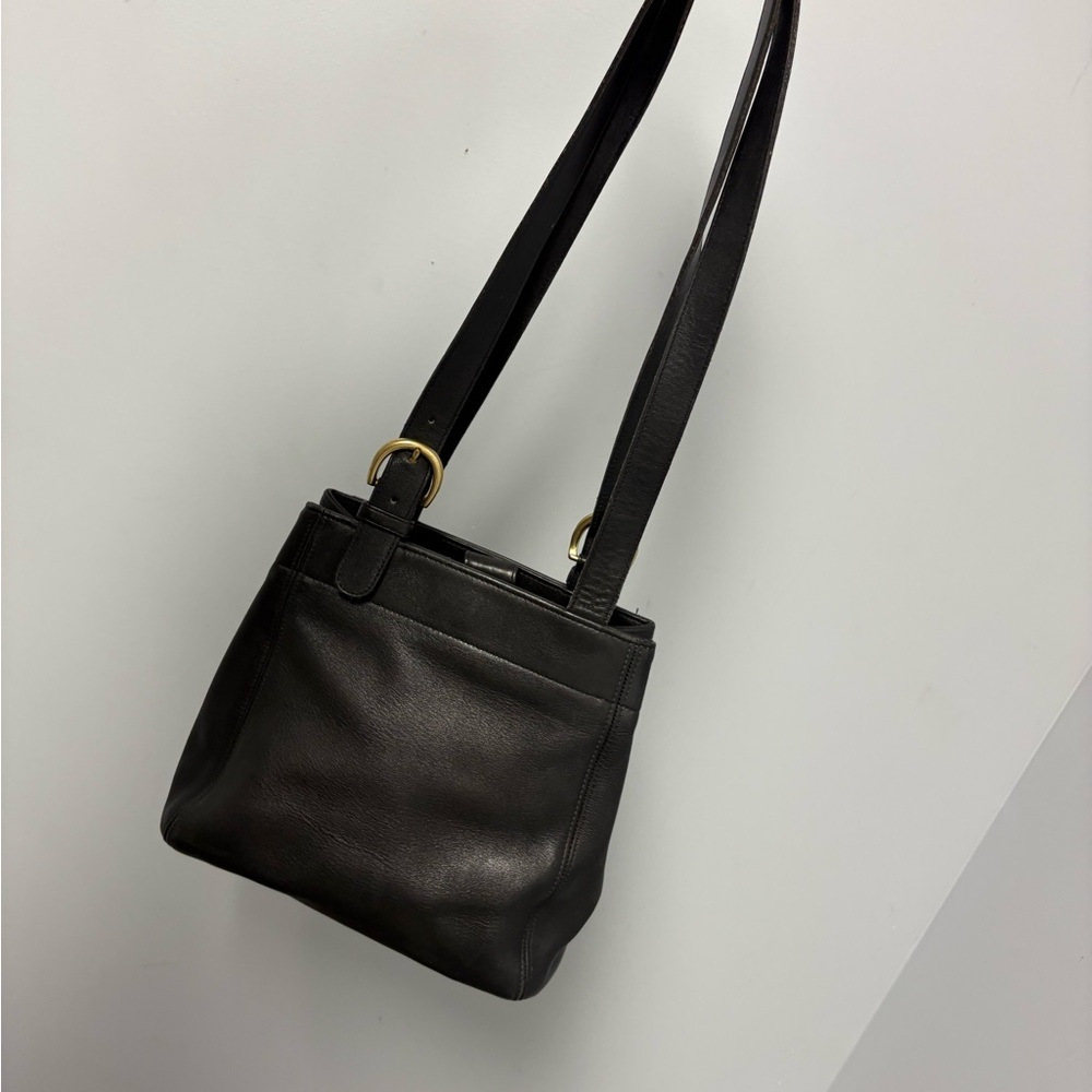 Coach Black Leather Shoulder Bag 4157 - Picture 2 of 4